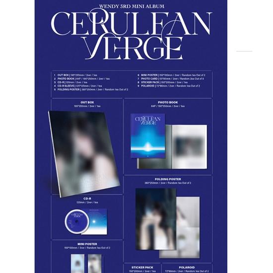 WENDY 3rd Mini Album - ??Cerulean Verge [Photobook Ver.] - Releasae  2025-09-08