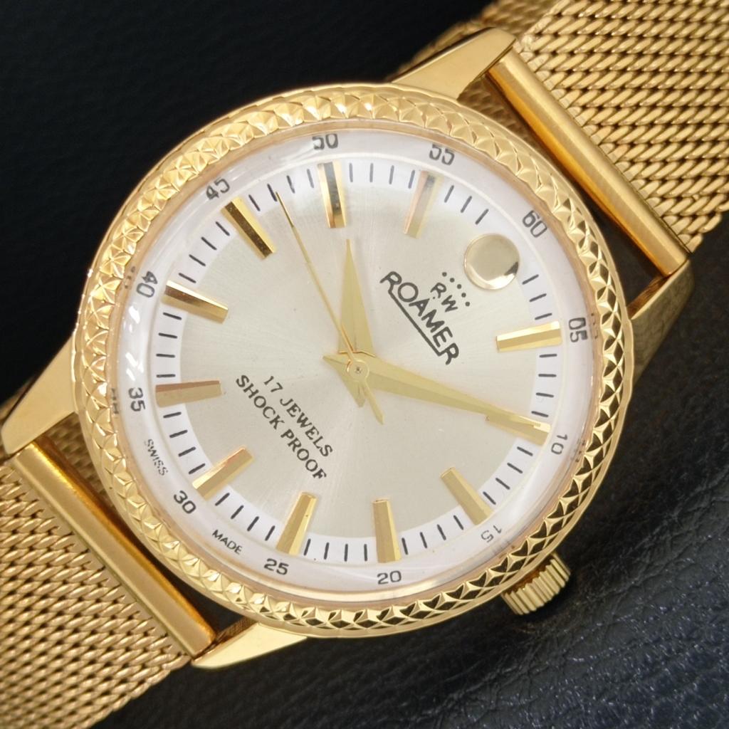 

REFURBISHED VINTAGE HAND-WINDING SWISS MENS SILVER COLOR DIAL WATCH a707362-1