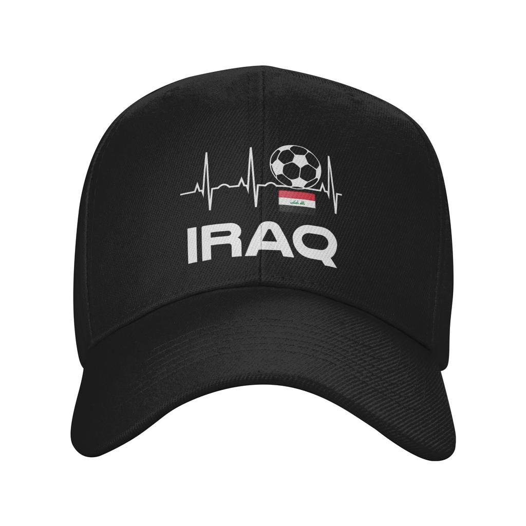 Unisex Women Iraq Flag Accessories Baseball Caps  Snapback Hat Casual Formal Wear Adjustable