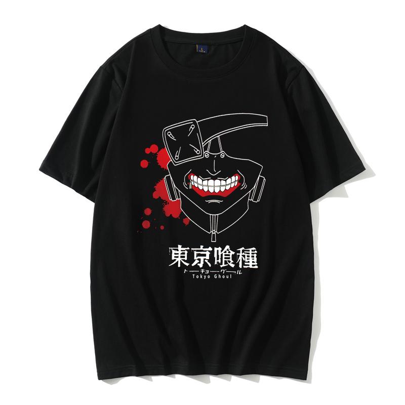 Tokyo Ghoul Printed Men T-shirt Summer Women Casual Short Sleeve Streetwear Tees Clothes Anime Graphic T Shirt Tops