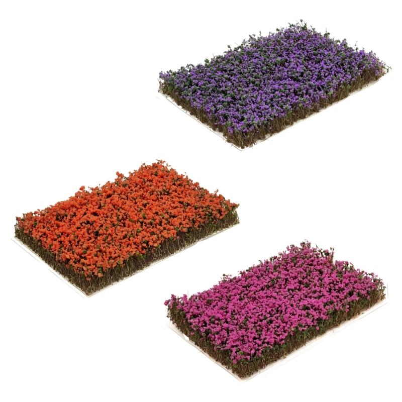 3Pcs Hand Tearable Miniature Foliage Clusters Realistic Miniature Shrubs Bushes For Architecture Models And Dioramas