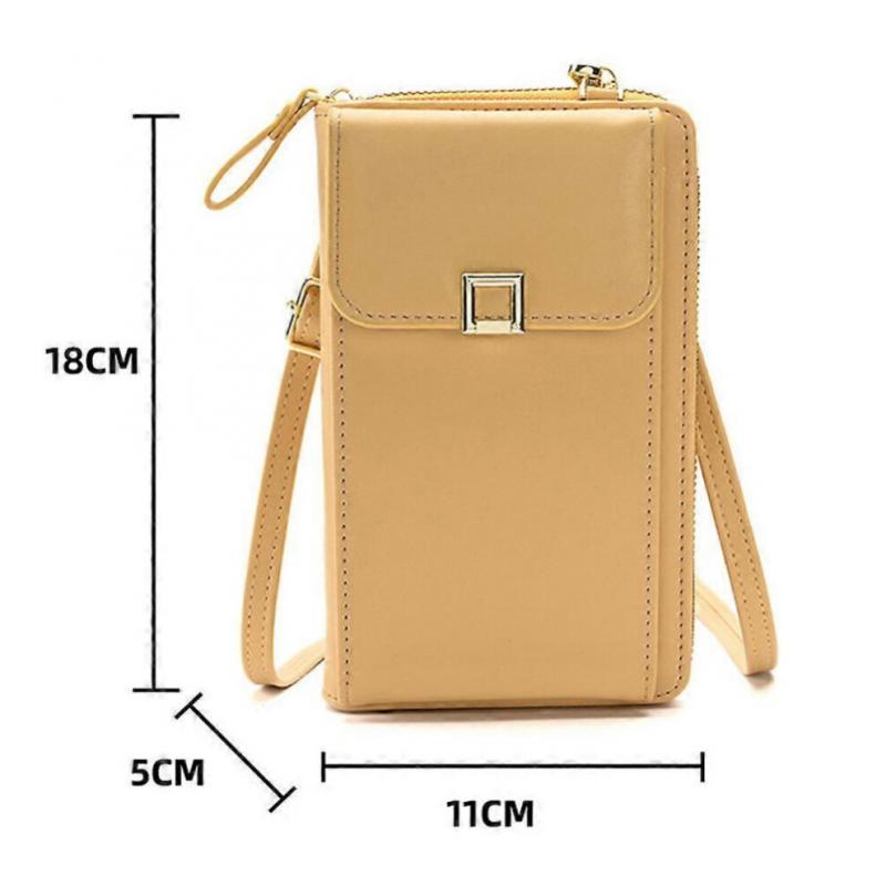 (Aprikosenfarbene) Damen-Schultertasche, mehrlagiges Design, robust und langlebig – ideales Geburtstagsgeschenk