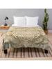 Blume des Lebens in Lotus - Pastellgold und Leinwand Überwurf für Sofa Bett Sofa Überwurf Für Decken für Sofas Decken