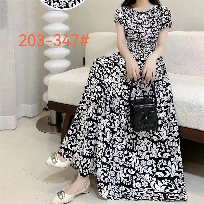 Off-Shoulder One-Neck Cotton Silk Dress Children's Summer Dress Bohemian Island Vacation Dress Travel Beach Dress