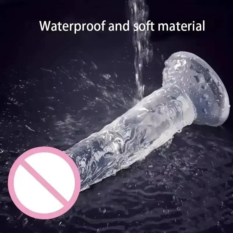 Dildos Sex Toys Dick Cheap Soft Female Vagina Clitoris Anal Masturbators Penis with Suction Cup 5 Colors Consolador Dildo Gode