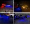 APSMOTIV 4-Pack Blue LED Side Marker Lights 24V – Waterproof Universal Truck RV Bus Trailer Bubble Lights
