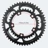 DJC Road Bike Chainring, 110BCD Double Chainring, 5-Arm Round, 2x, 50T, 34T, 53T, 39T, 52T, 36T, for Red Rival S350/S900 (52-36T)