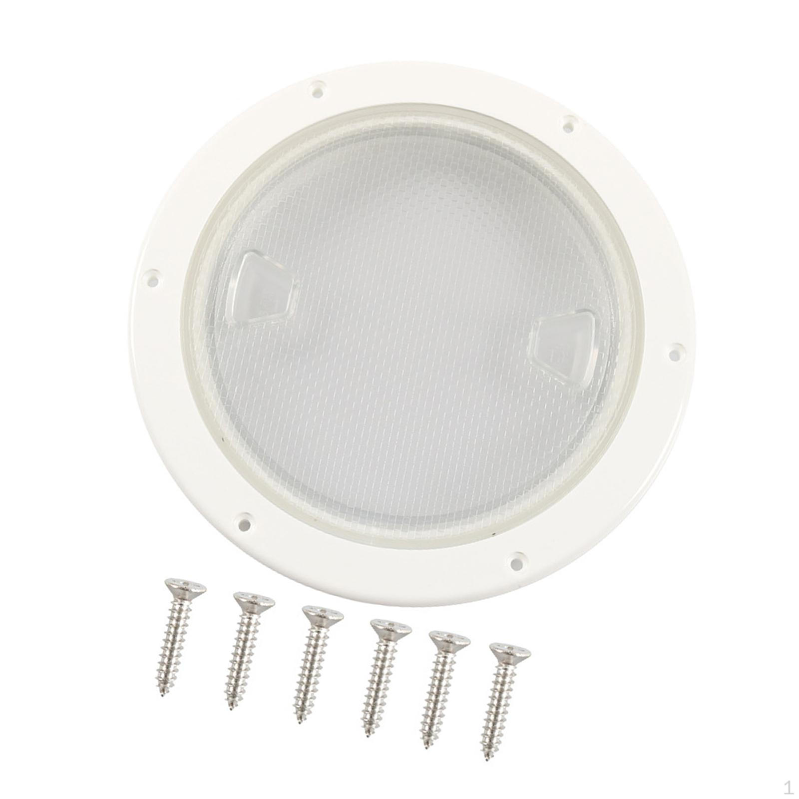 

Round Boat Cover Easy Installation Non Slip Multipurpose Convenient Inspection Deck Plate for 4inch