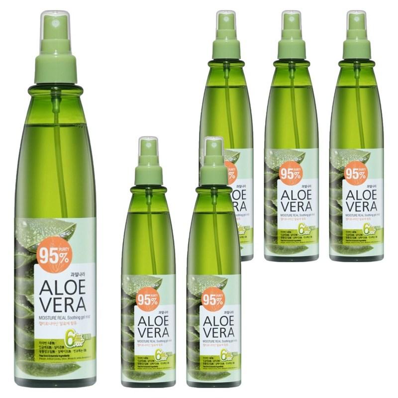 Fruitland Aloe Vera Moisture Real Soothing Gel Mist, 310ml, 6 pcs