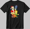 The Simpsons, Simpson Christmas Short Sleeve White-Black Men/ Women T Shirt KA43