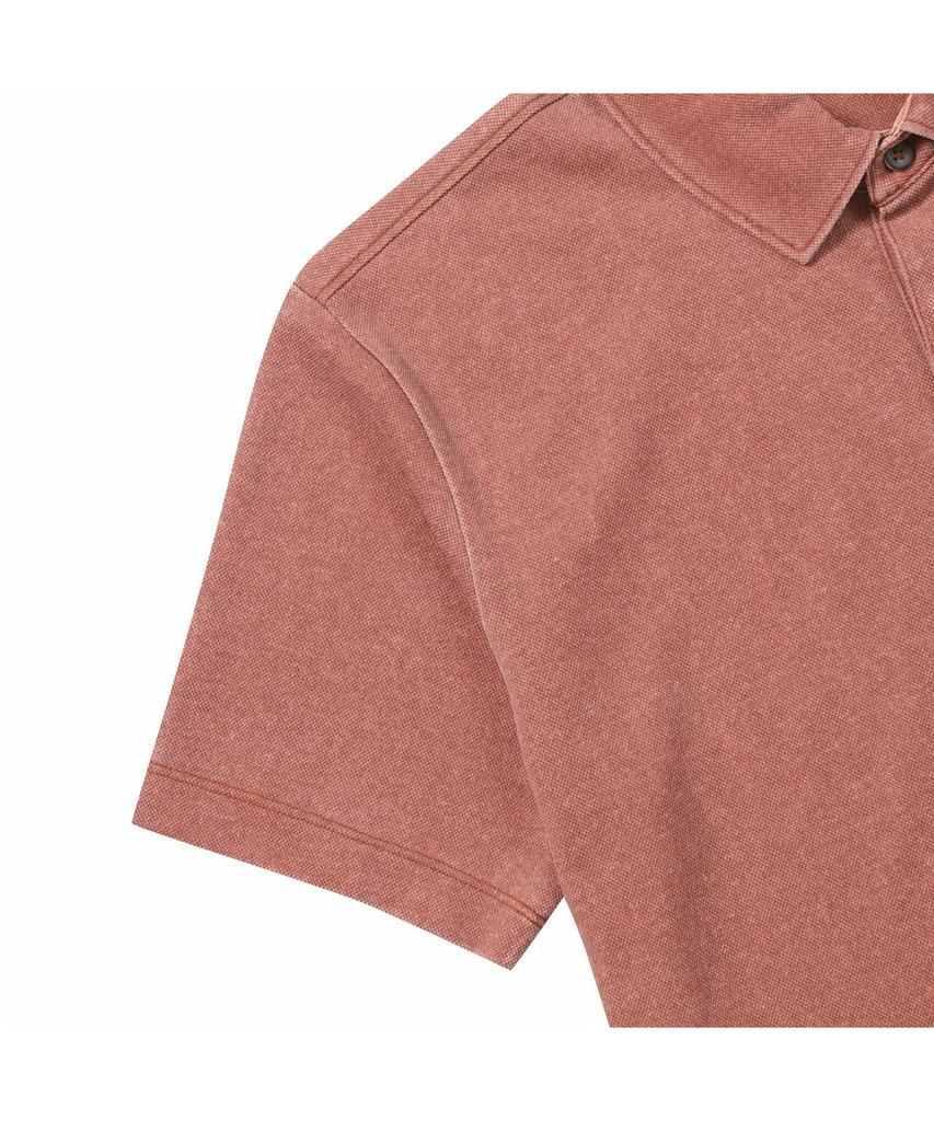 BRENTWOOD Pigdyed Polo Neck T-Shirt Brtam26611Rex