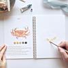 Watercolor Painting Kit with Paint Brushes and 12 Colors of Paint Spiral-Bound Pages Water Coloring Books Art Draw Sketch Books