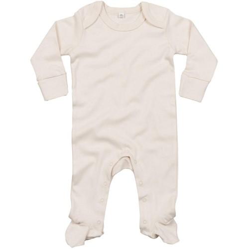 Babybugz Baby Unisex Organic Cotton Envelope Neck Sleepsuit