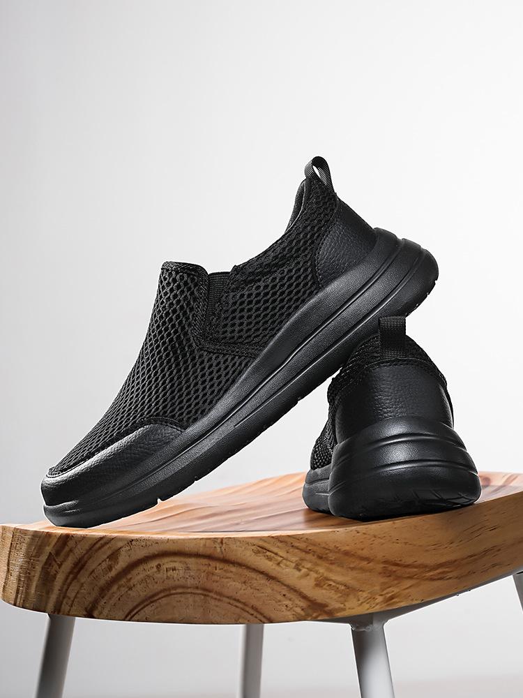 Large size men's shoes size 45 to 48, elderly shoes, ****** and autumn old ******* cloth shoes, breathable casual s**t sole sports men