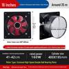 Powerful Silent Kitchen Window Exhaust Fan – Metal Square Oil & Smoke Extractor