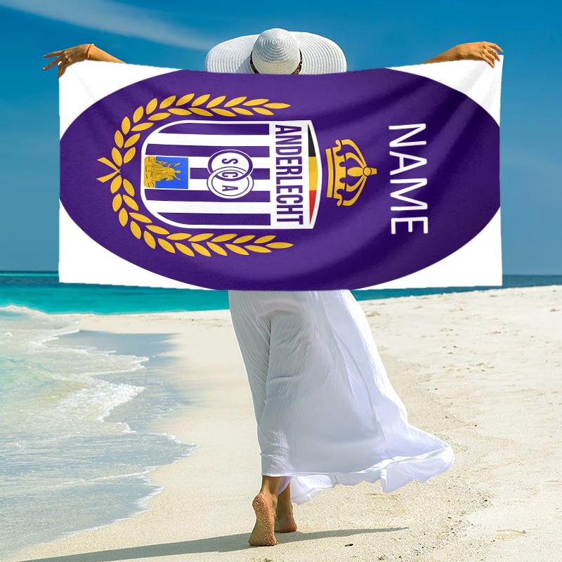 Personalized Flamengo Team Crest Beach Towel Microfiber Beach Towel Thin Absorbent for Beach Swimming Yoga Bath Sports. 0910116