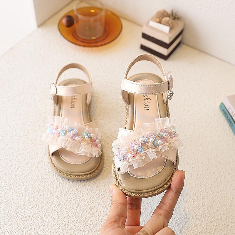 2026 Summer Roman Style Soft-Soled Princess Sandals for Girls 23