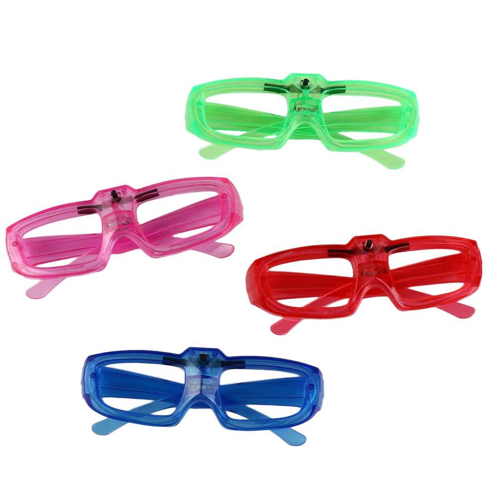 Party Concert Props Flashing Glasses Shutter Shades Glasses Glow Sticks Glasses Luminous Glasses