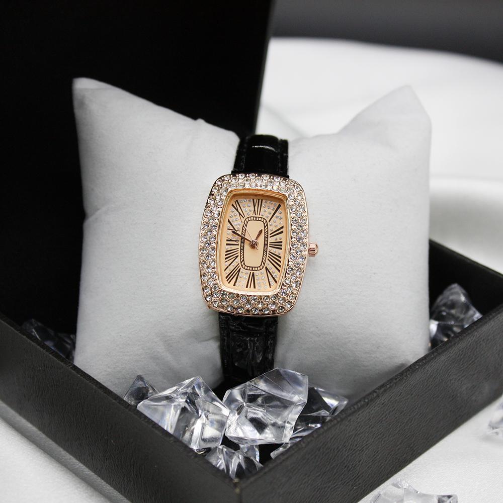 2-teiliges Set Damen Casual Sportuhr Geldbörsen Mode Exquisite Leder Retro Armband Modische Uhr für Teenager Bewegung