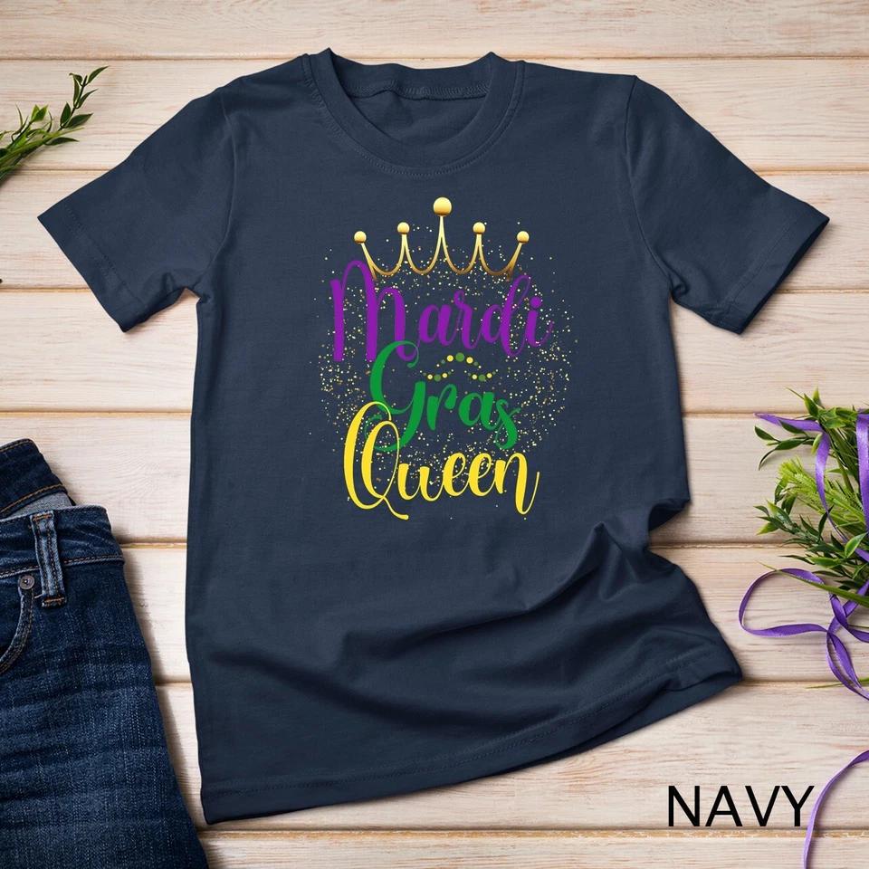 Mardi Gras Queen Parade Costume Party Women Gift Mardi Gras Unisex T-shirt 8 S