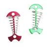 Tragbare Deckanker Heringe Fischgräten Zeltnägel Federclips Windseilanker Zeltnagel für Outdoor Camping Wandern