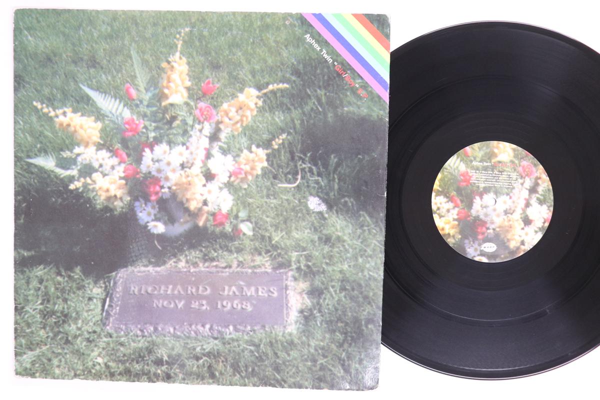 12-дюймовая пластинка APHEX TWIN GirlBoy E.P. WAP78 WARP 1996 Великобритания Танцевальная Электроника Б/у