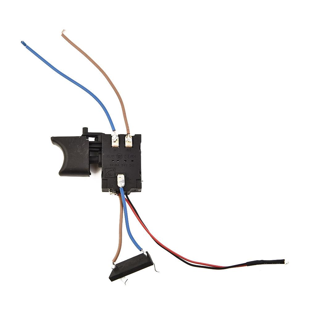Comutator declanșator cu buton pentru mașină de găurit electric DC 7,2-24V