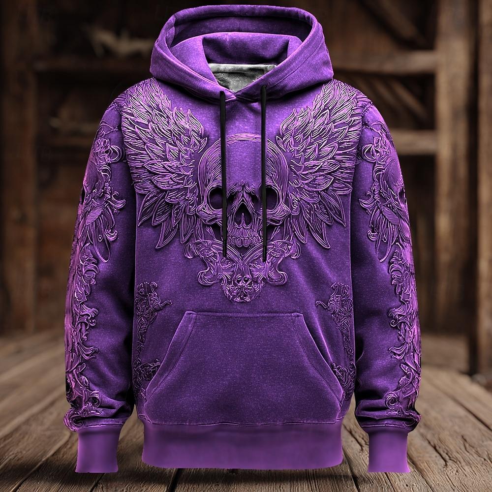 

Halloween Men s 3D Bat Sweatshirt Punk Crew Neck 3D Print Club Streetwear Drawstring 3D Print Fall Winter Designer Hoodies S