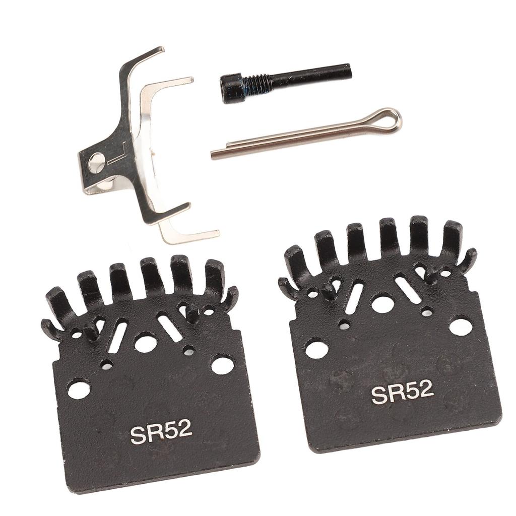 1 Pair of Bike Brake Pads Oil Disc Heat Dissipation Metal Lining for Mountain Bike Road Bicycle