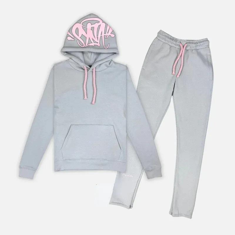 Synaworld-Sweatshirt Sweatpants Two-piece Y2k Letter Printed Oversized Hoodie Sweatpants Set