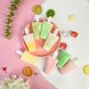 4 Pieces Silicone Popsicle Molds BPA Free Ice Pop Molds Easy Release with Reusable DIY Homemade Easy Release Ice Pop Make