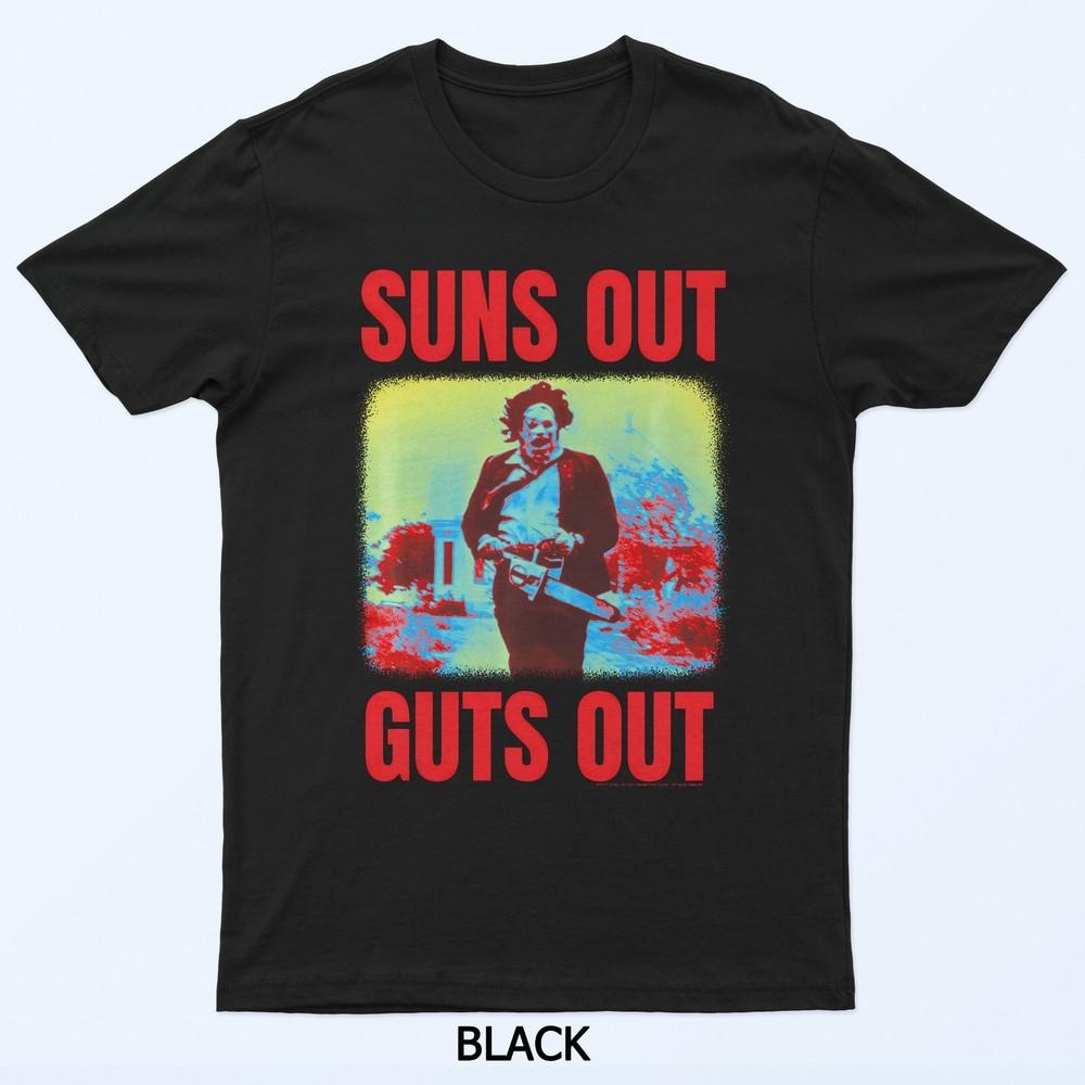 The Texas Chainsaw Massacre Suns Out Guts Out Horror T-Shirt