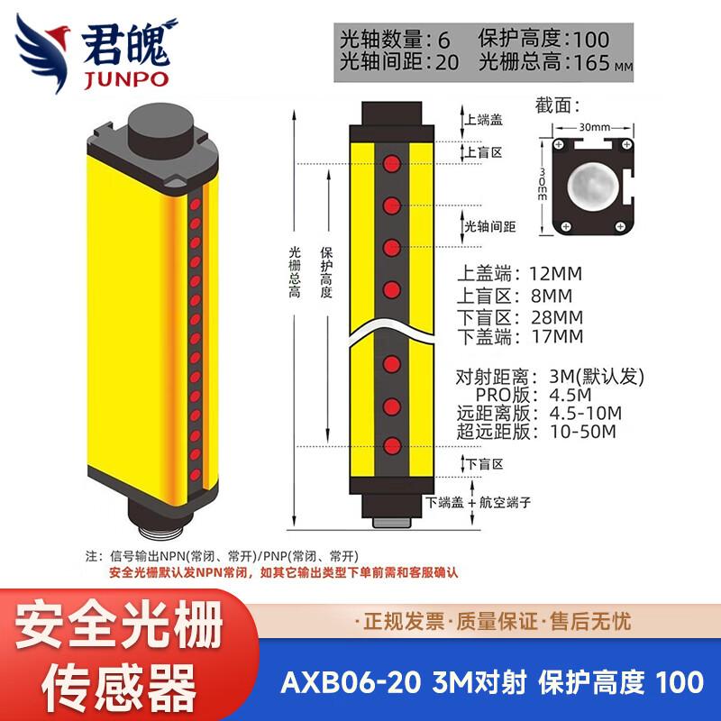 Junpo Infrared Safety Light Curtain Sensor