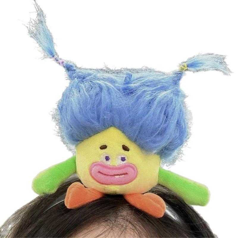 

Teen Girl Washing Face Headbands Stuffed Doll Shape Hairband Adult Headpiece Carnivals Party Role Play Costume Tool 1