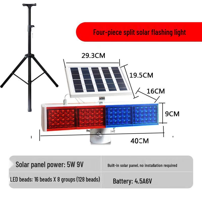 HEIXIE Solar Warning Strobe Light