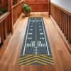 Long Carpet Runner for Corridor Airport Runway 3D Aircraft Pattern Door Mat Vinyl Mat Home Decoration Long Strip Carpet Mat Rug