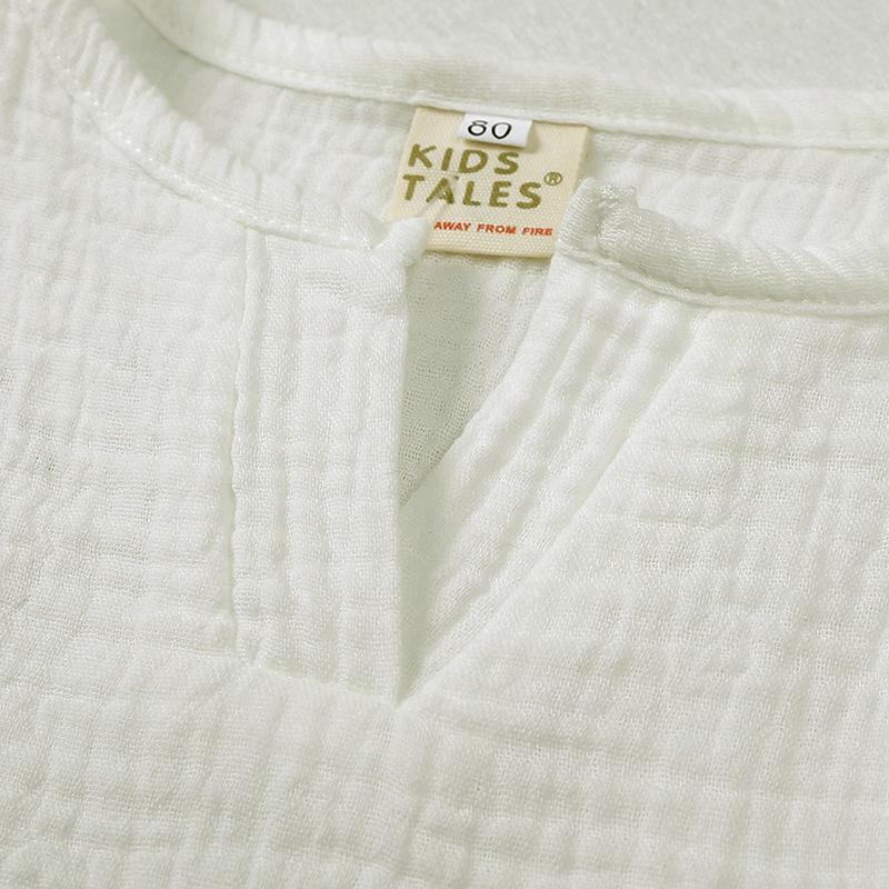 Kinderweste Koreanischer Stil Künstlerischer Stil Ärmellos Basisshirt für Jungen und Mädchen Einfarbiges Oberteil