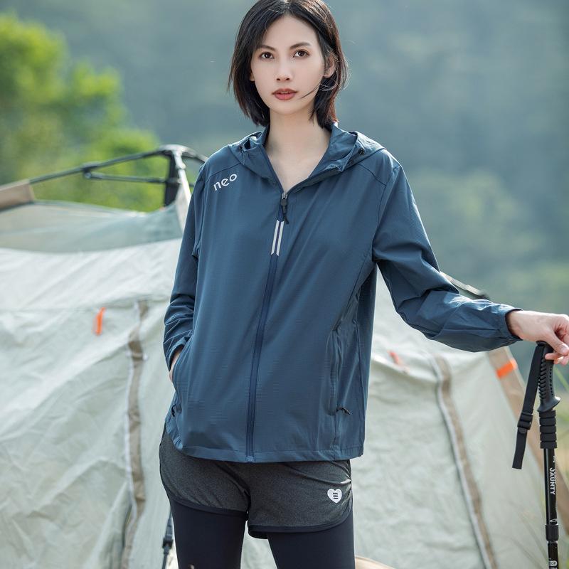 2023 Unisex Atmungsaktive Wasserabweisende Mesh Sonnen Schutz Trenchjacke für Sommer