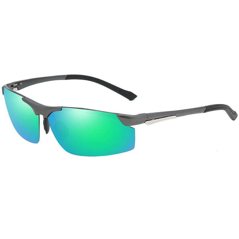 Ochelari de soare polarizați pentru bărbați Noii, colorați, din aluminiu, magneziu, ochelari de soare la modă pentru bărbați, pentru sporturi în aer liber Ciclism și șofat