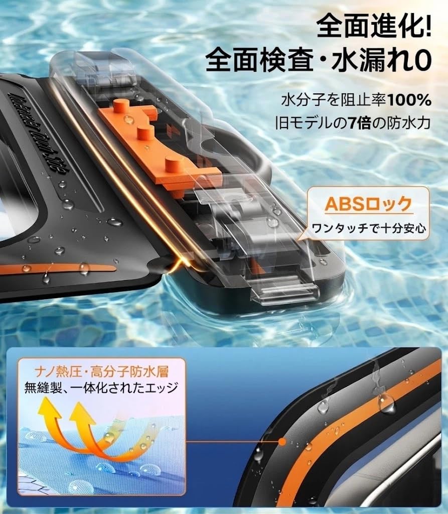 TORRAS Waterproof Smartphone Case [2026 New Model! High Functionality on Both Sides] IPX8 Fully Waterproof, Touchscreen Compatible Underwater, Floatin