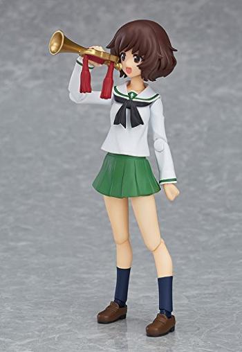 Figma Girls Panzer Movie Yukari Akiyama Uniform Painted Movable Figure & Ver. Non-scale ABS&PVC