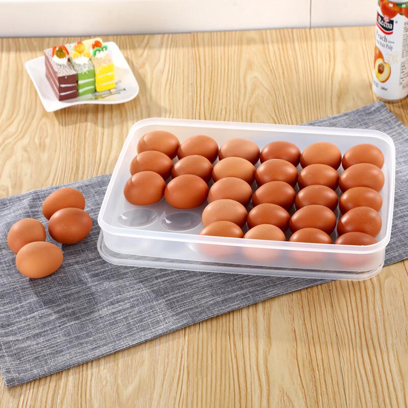Wutuo Refrigerator Egg Storage Box with Lid (2-Pack)