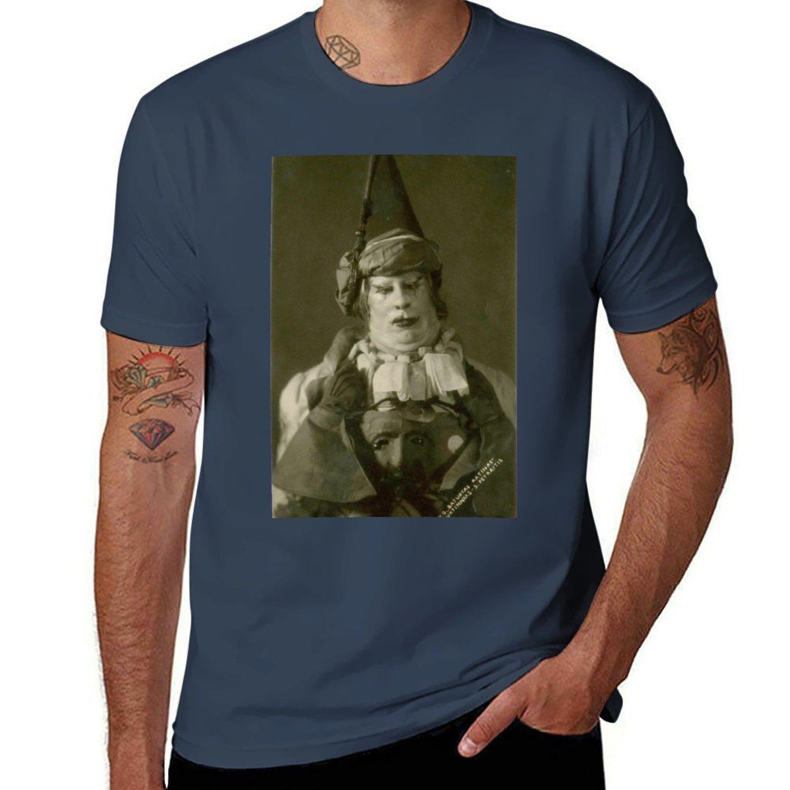 Creepy Clown TShirt Construction Work Tee Shirt S