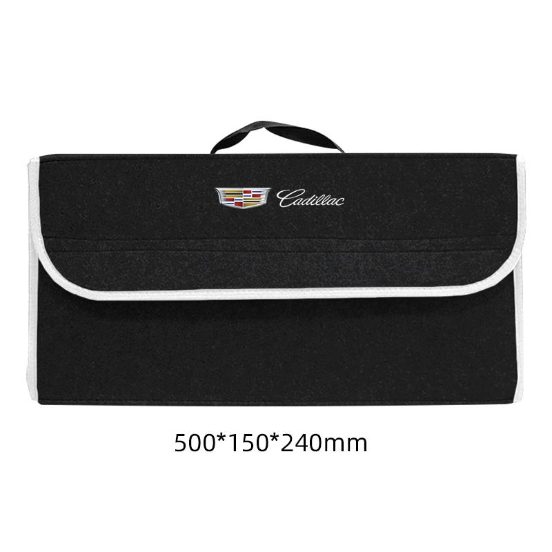 Samochodowy organizer do bagażnika Składany pojemnik do przechowywania i porządkowania z logo Cadillac CT4 CT5 XT5 XT6 XTS ATS-L Akcesoria