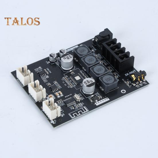 Audio Amplifier Board Module with Bass And Treble Adjustment ZK-502T Pre-Amplifier Board for Stereo Systems 50W*2 High-Fidelity Sound Overheating