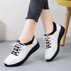 2025 Trend Spring Casual Comfortable Women Shoes Lace Up Fashionable Versatile Flats Elegant  Minimalist Thick Soled Shoes