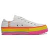 Chuck Taylor All Star Wmns Lift Low 'Rainbow - Vintage White' Damen 564992C