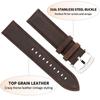 [CORROPELLE] Genuine Leather Watch Band, Quick Release, 18mm 19mm 20mm 21mm 22mm Replacement Strap, No Tools Required, Retro Elegant Crazy Horse