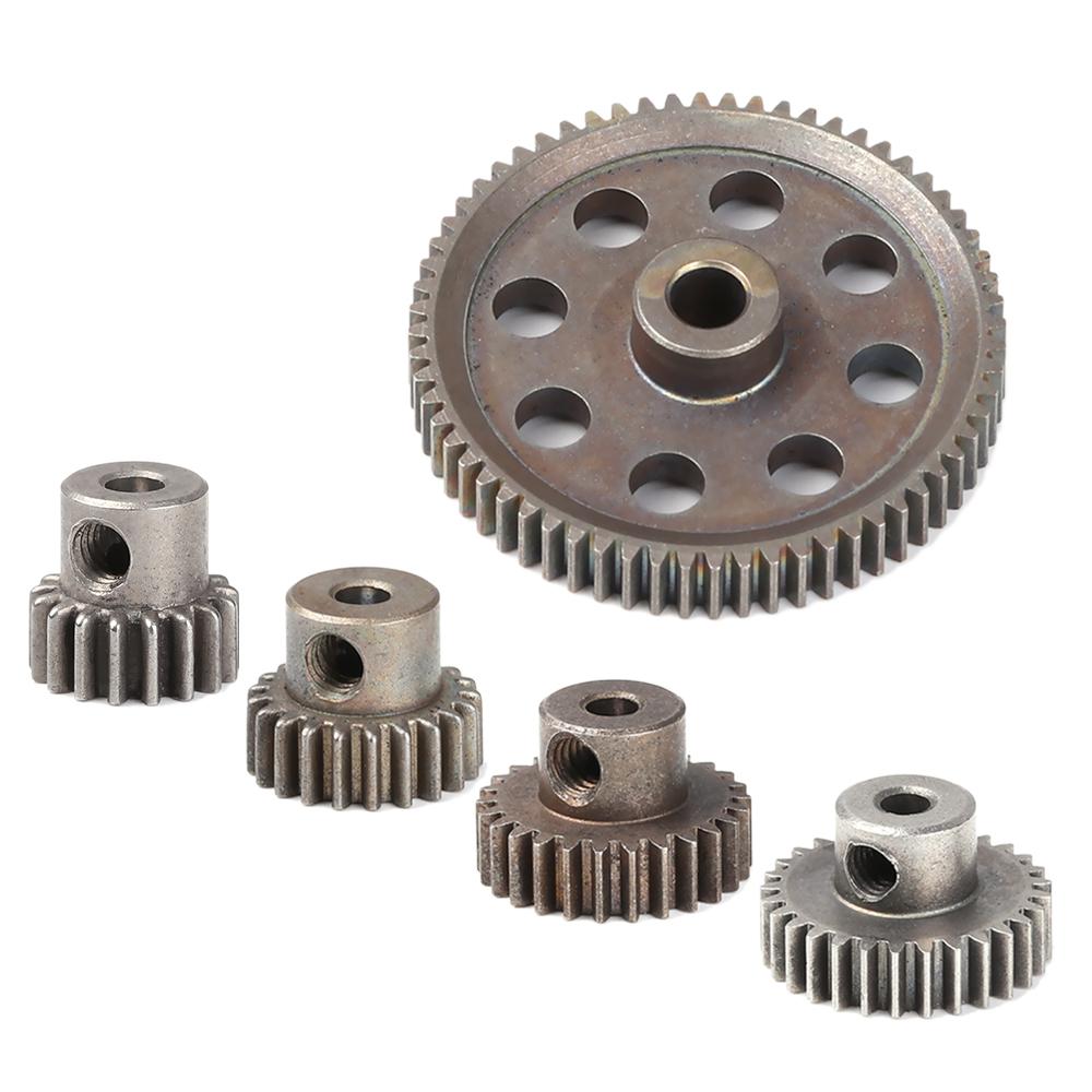 Motor Pinion Grey Main Gear 64T 11181 Unlimited Steel Teeth 21T Truck Metal Diff 1/10 RC Parts 5 Styles HSP RC Tools 11184