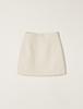Roem Contrast Tweed Mini Skirt (Set) Rmwhf11S52
